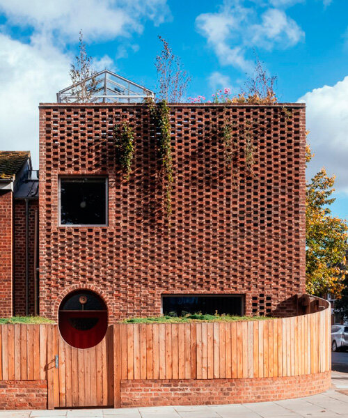 surman weston's first self-build project unfolds as a cuboid brick house in peckham