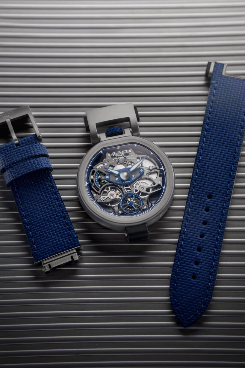 pininfarina adds sapphire crystals in BOVET aperto 1 timepiece to show its  gears and wheels