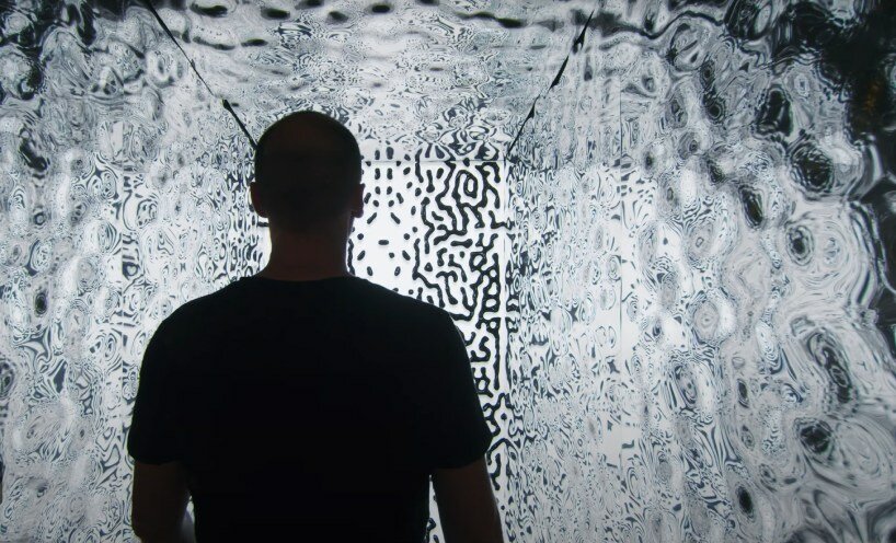 proteus 3.5 installation invites visitors to interact with ferrofluid through their mental states