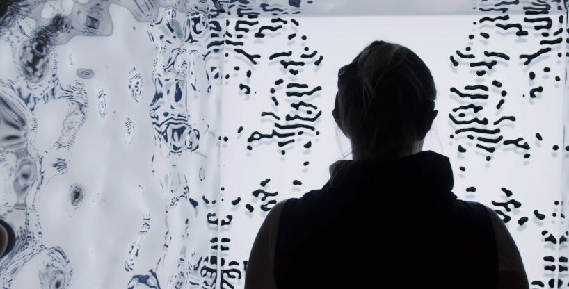 proteus 3.5 installation invites visitors to interact with ferrofluid through their mental states