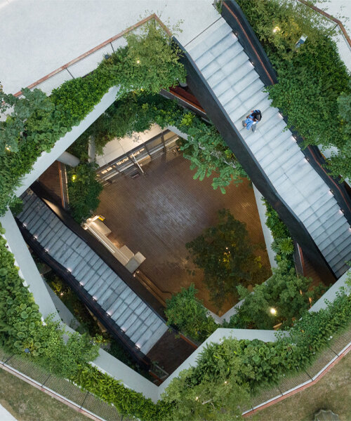 B.L.U.E. architecture studio simulates infinite layers of circulation inside jiaxing's seed plaza