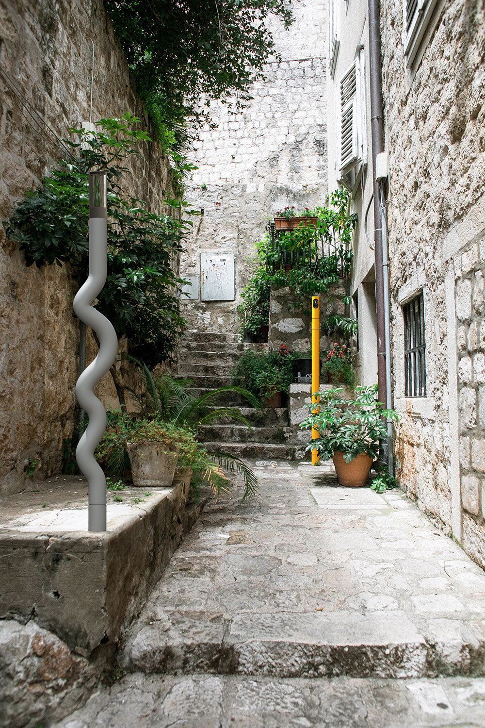 swift creatives turns home surveillance devices into striking sculptures