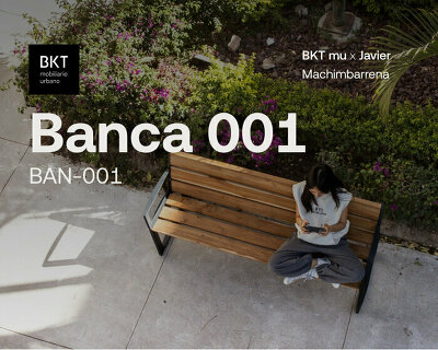 bench 001: a collaboration between BKT street furniture x javier machimbarrena