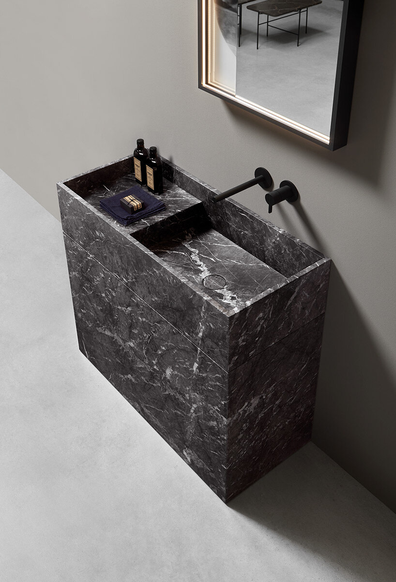 antoniolupi explores marble's timelessness with endless combinations in the bathroom