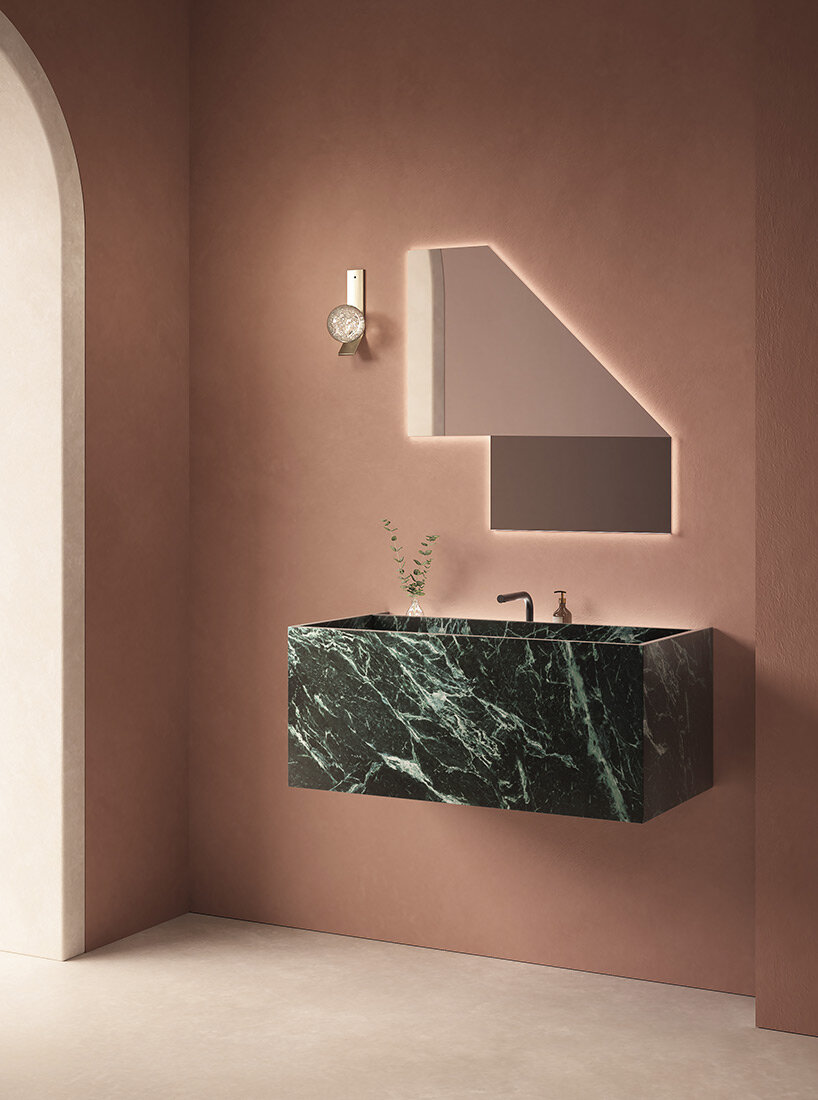 antoniolupi explores marble's timelessness with endless combinations in the bathroom