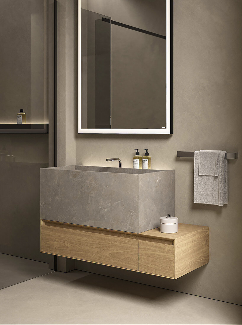 antoniolupi explores marble's timelessness with endless combinations in the bathroom