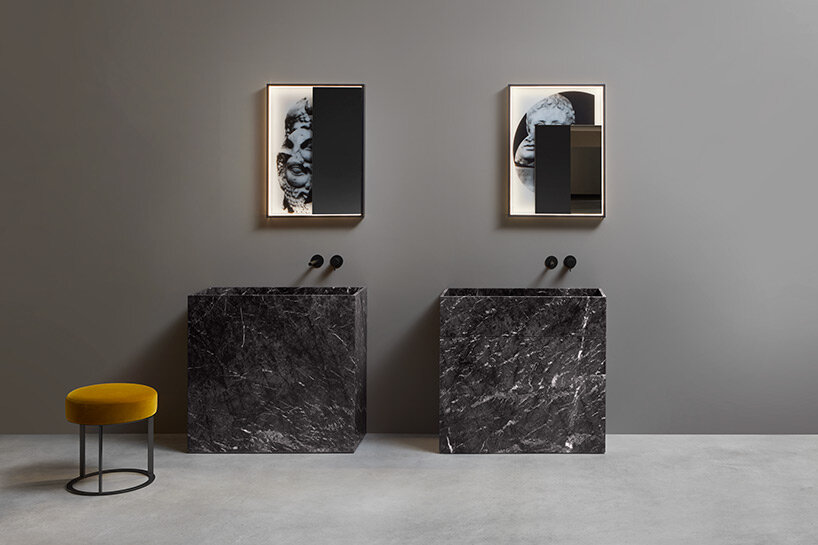 antoniolupi explores marble's timelessness with endless combinations in the bathroom