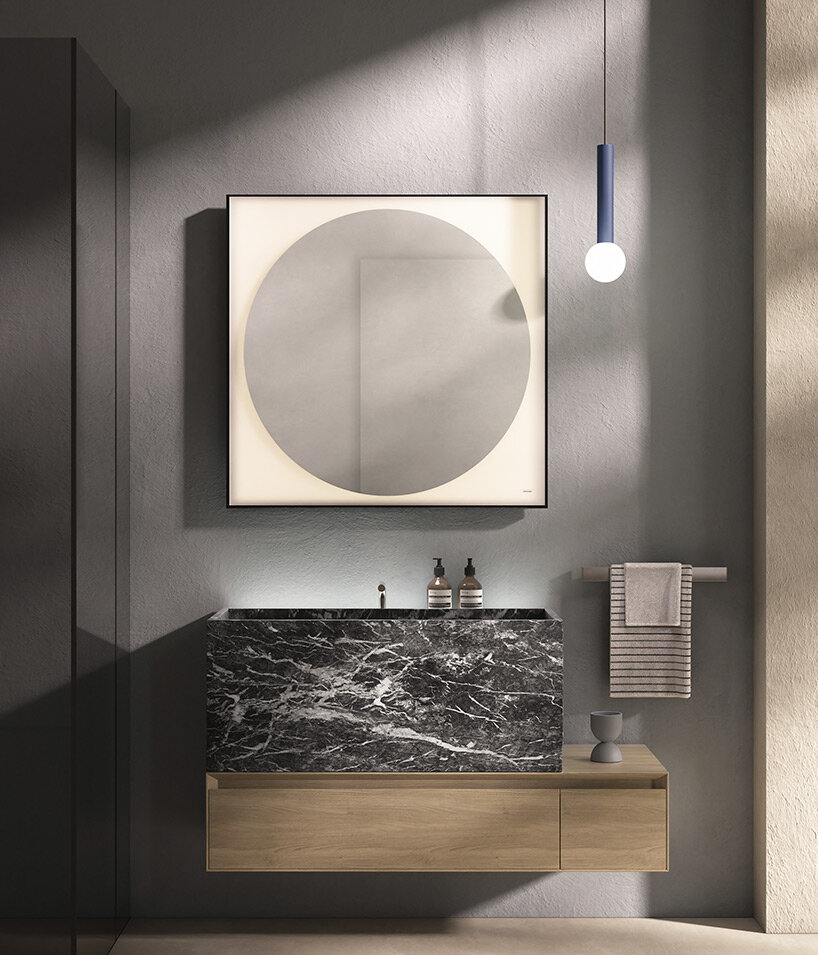 antoniolupi explores marble's timelessness with endless combinations in the bathroom