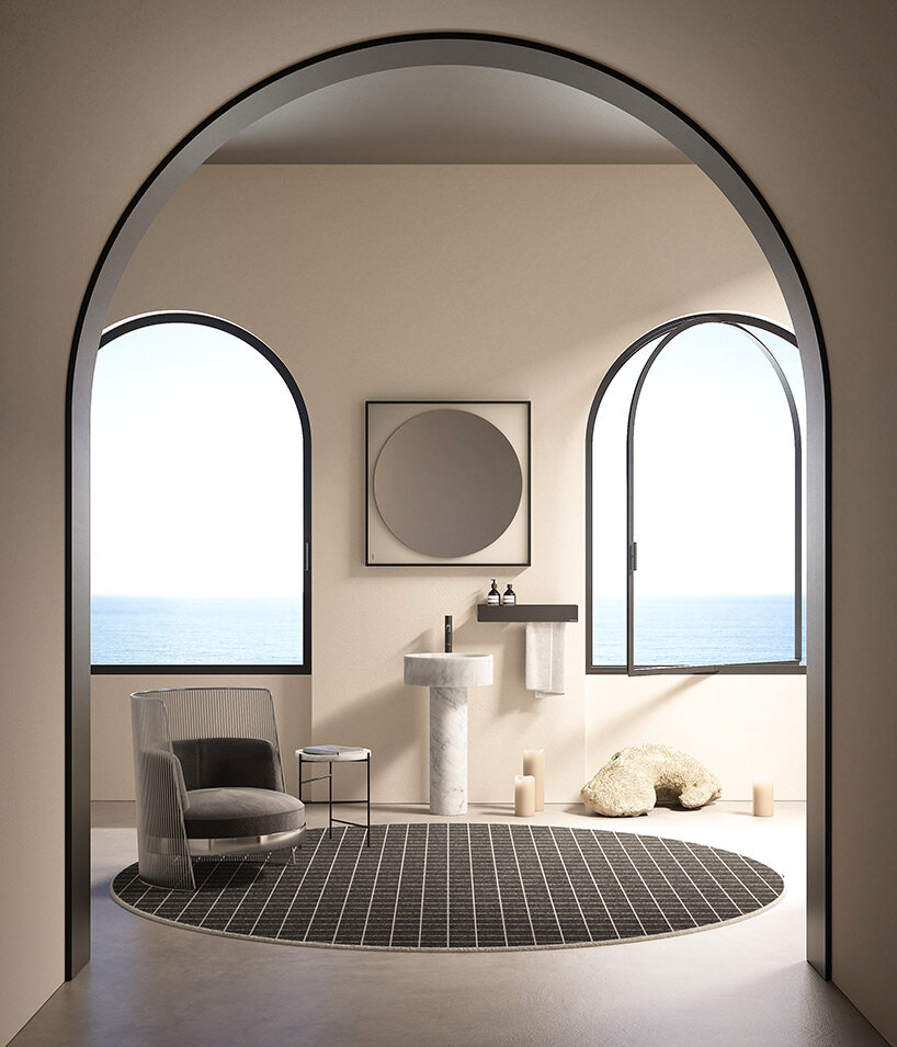 antoniolupi explores marble's timelessness with endless combinations in the bathroom