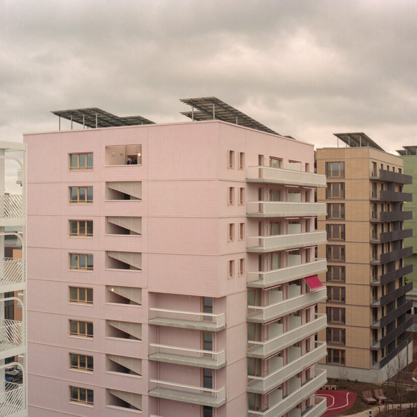 pastel colors clothe athletes' village for paris olympic games 2024