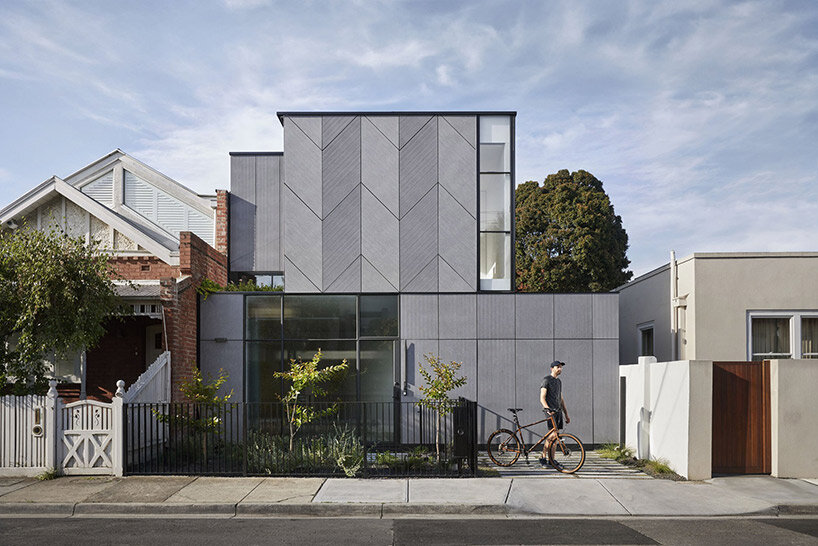 Designed by Austin Maynard Architects, this 'Long House' is designed for living in a small neighborhood