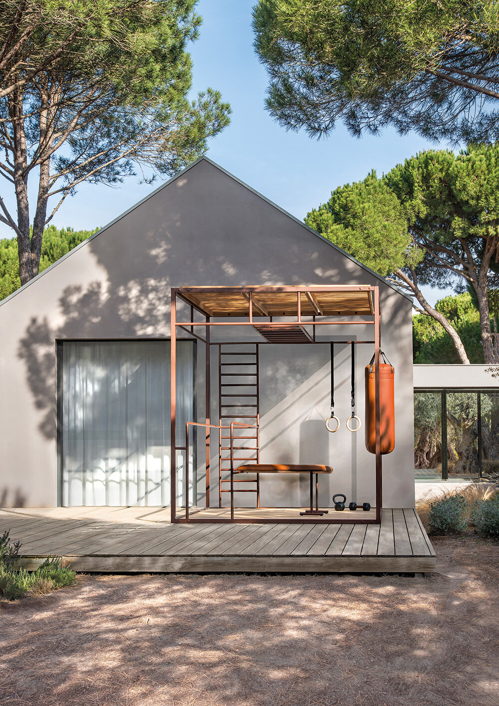 ethimo 2024 catalog reimagines open-air cooking and fitness along portuguese coast