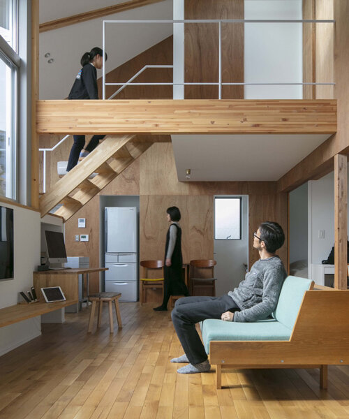 house H: minimalist box encloses complex interiors by shinsuke fujii architects