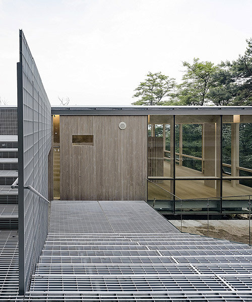 former guard post on south korea's inwang mountain becomes modern forest retreat