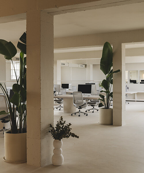 isern serra designs a 'pixelated' barcelona workspace for BOL production house
