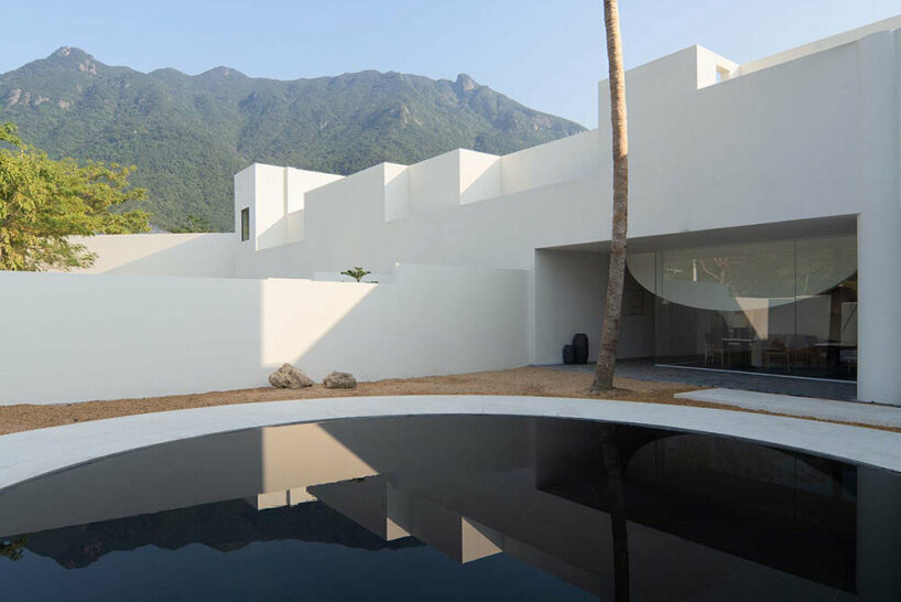 geometric purity outlines the lanxi tangquan bubble pool hotel in shenzhen