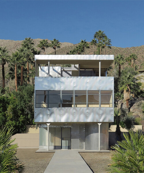 first look at palm springs' completed aluminaire house™ prototype, shot by paul clemence