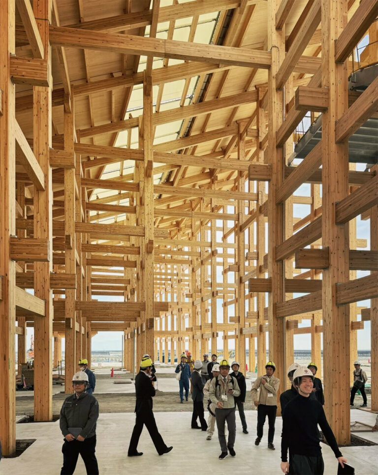 sou fujimoto shares progress of timber ring roof for expo 2025 osaka