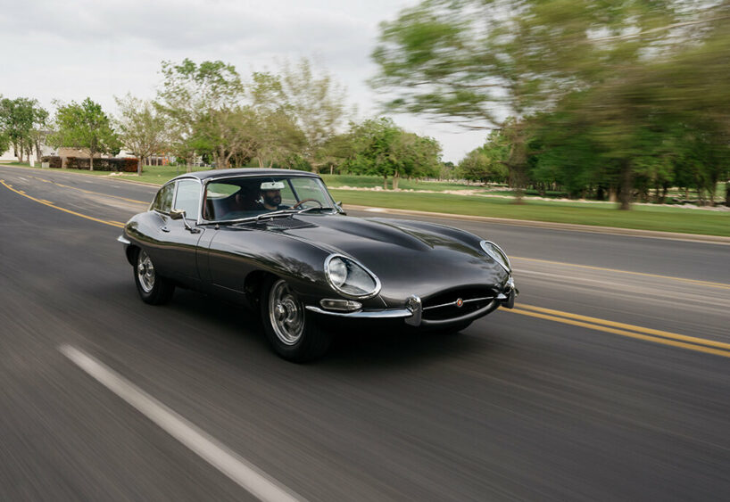 moment motor company introduces rare and electrified 1966 series I jaguar e-type