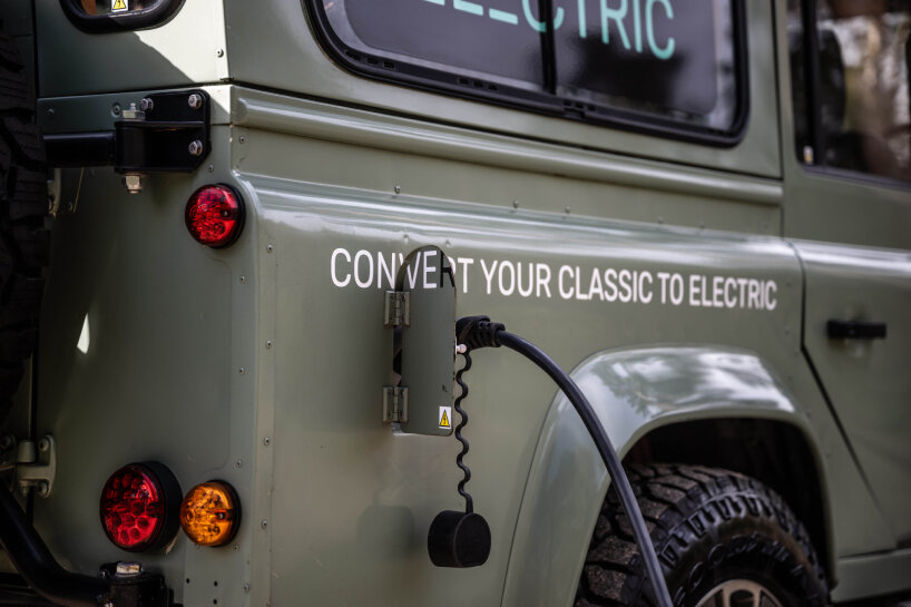 bedeo’s retrofit kit turns classic cars like defender into electric vehicles with in-wheel motors