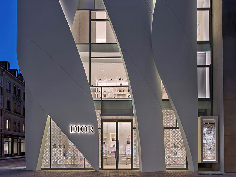 new dior flagship by christian de portzamparc blossoms in geneva