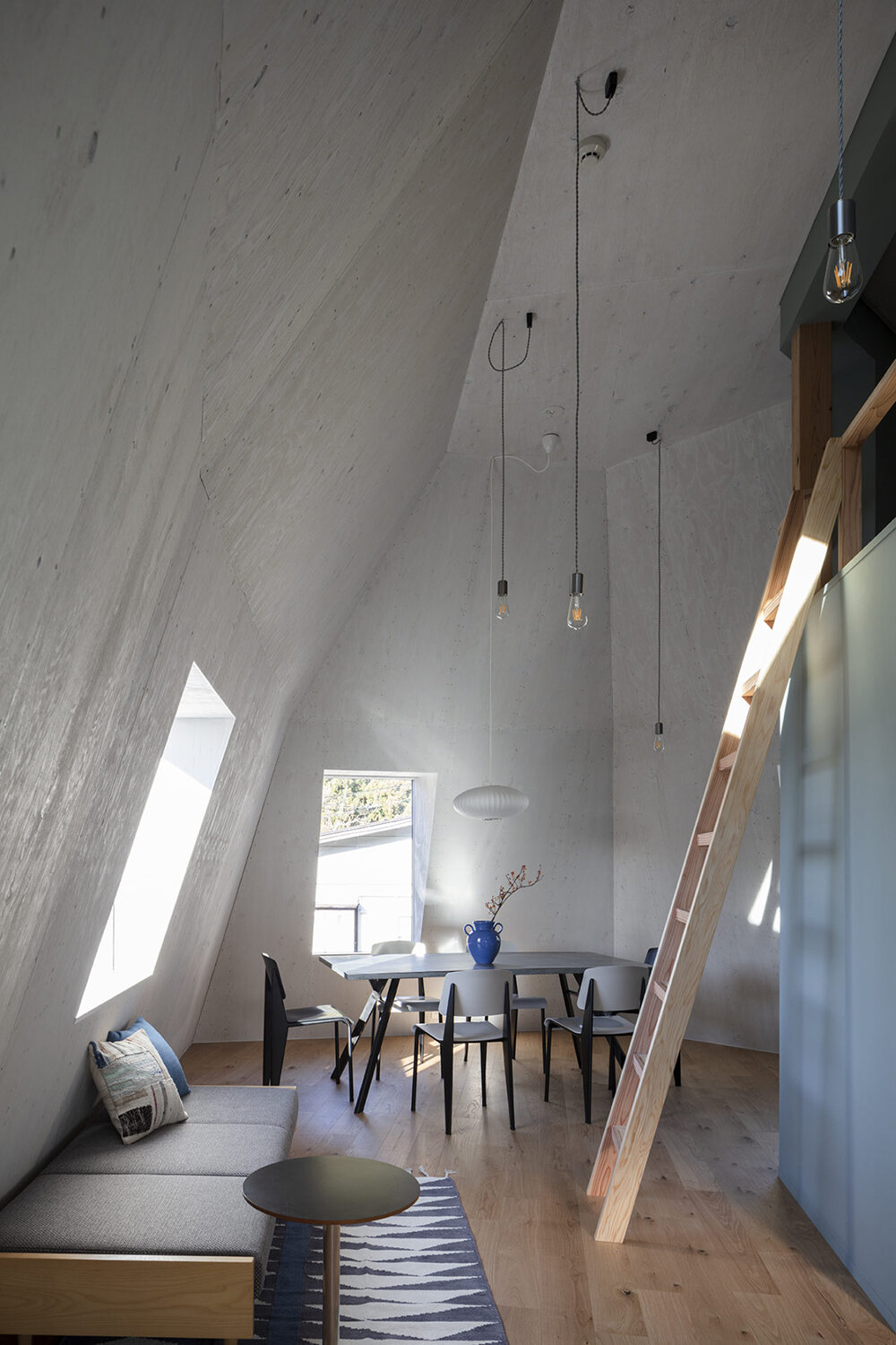 furuya design tucks its egg-shaped gondola house in the highlands of nagano