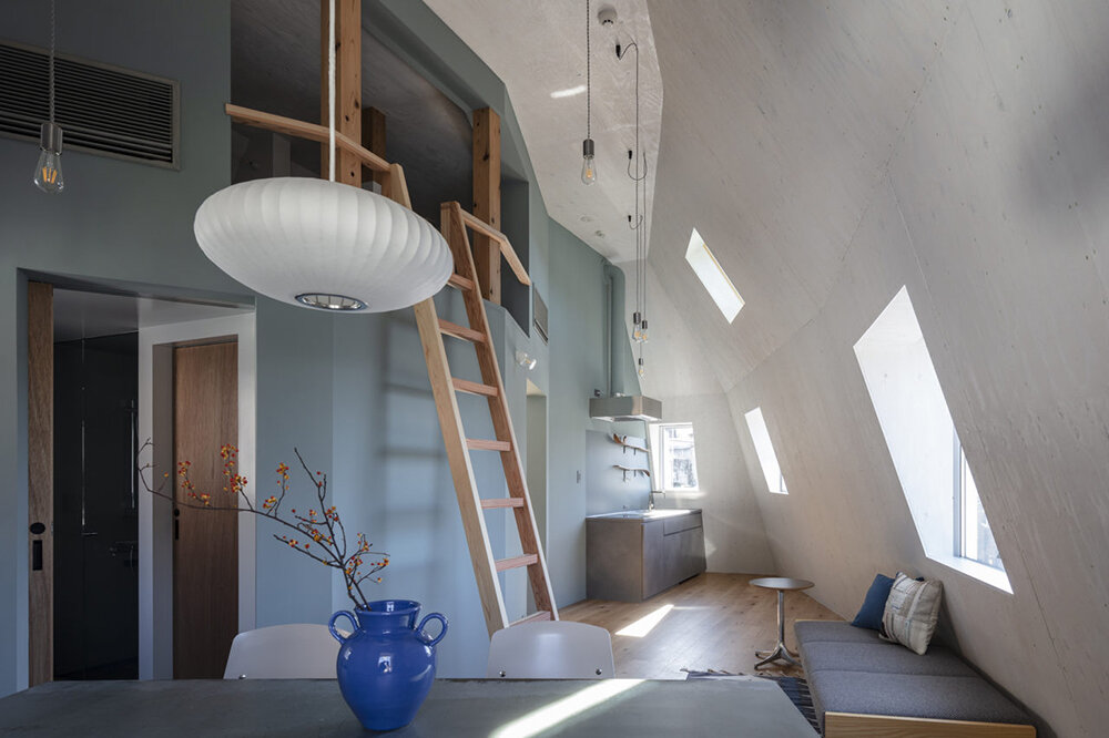 furuya design tucks its egg-shaped gondola house in the highlands of nagano