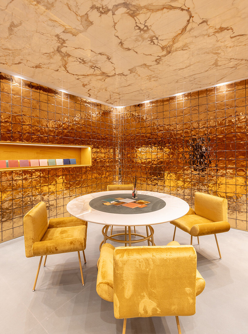 iris ceramica group's ceramic installation leads to new showroom