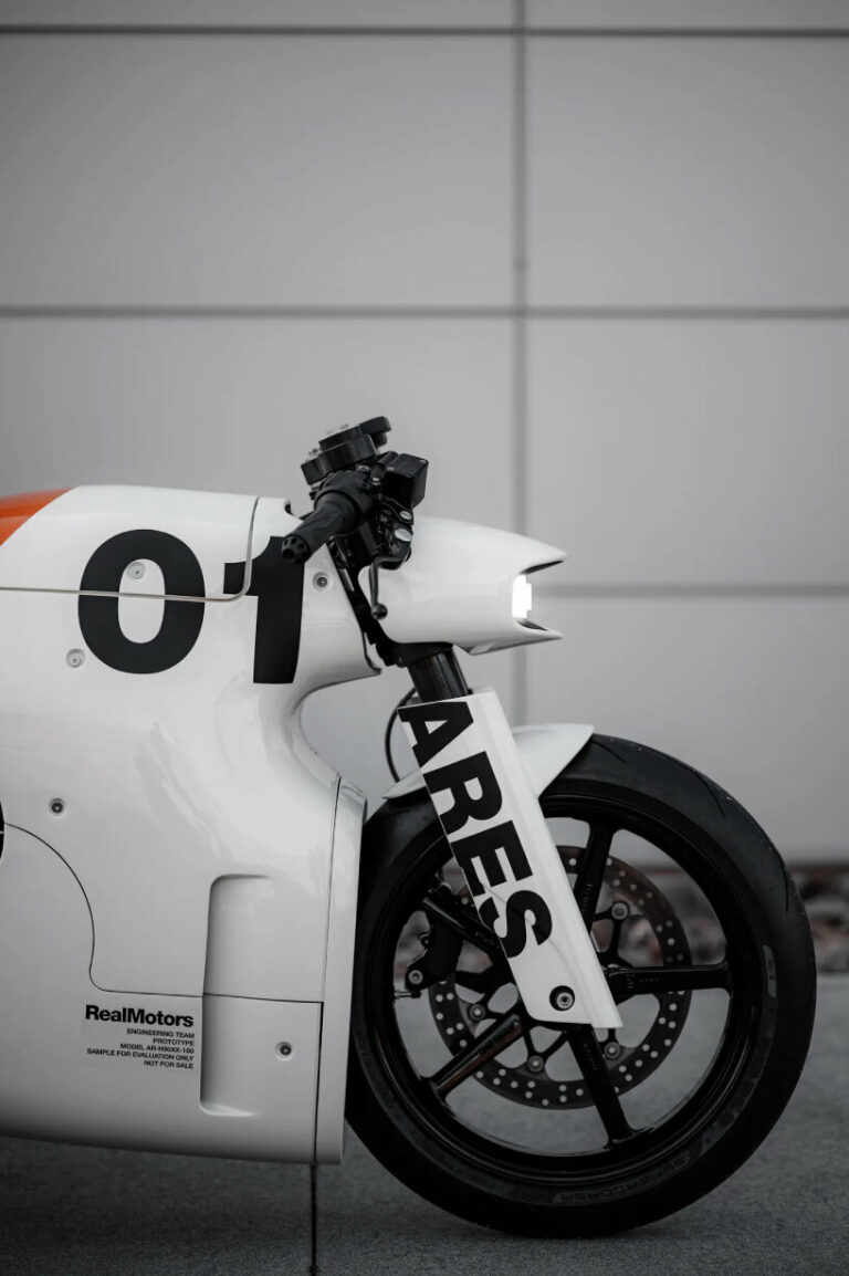 sci-fi meets electric cafe racer in real motors’ latest two-wheeler ...