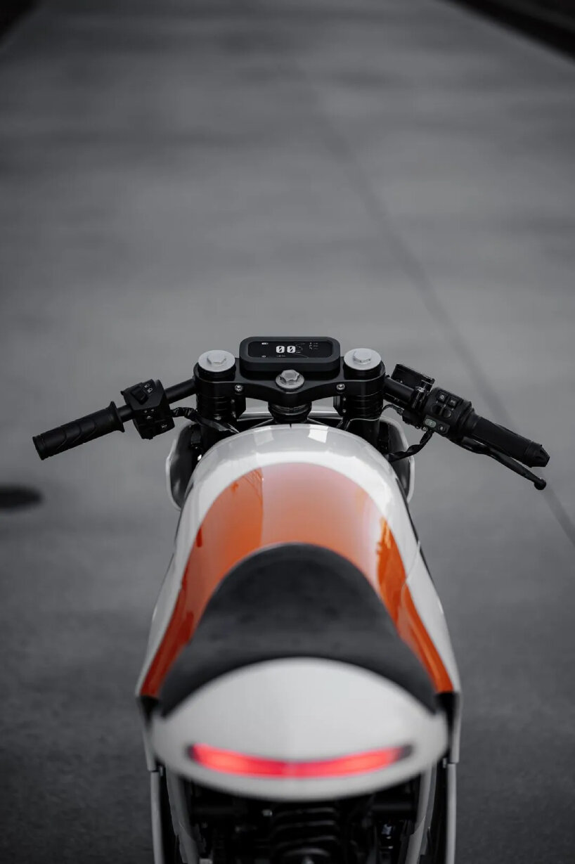 sci-fi meets electric cafe racer in real motors’ latest two-wheeler ...