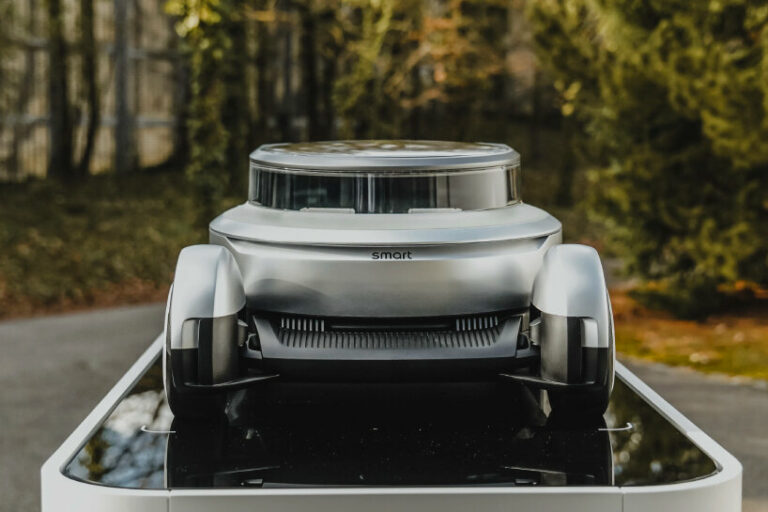 ‘smartchitecture’ is a driverless aluminum car with circular cabin and ...