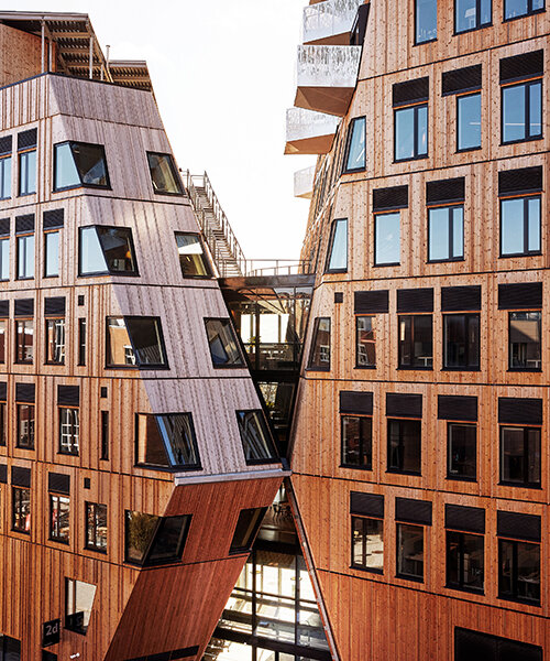 snøhetta's mixed-use building in oslo performs with net-zero energy usage