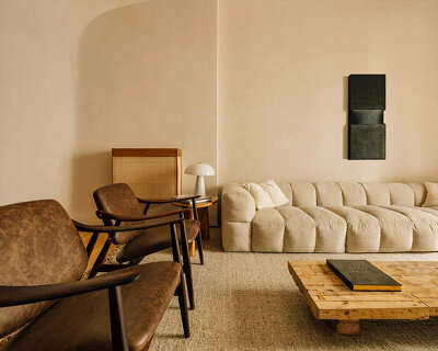 arched ceilings and deep textures take over studio gameiro's the VAULT in lisbon
