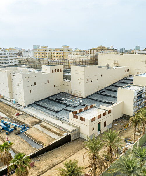 construction underway for teamlab borderless museum in jeddah