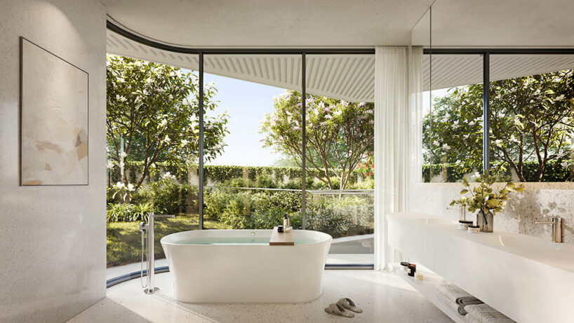 foster + partners' debut project in uruguay wraps around a glass-walled courtyard