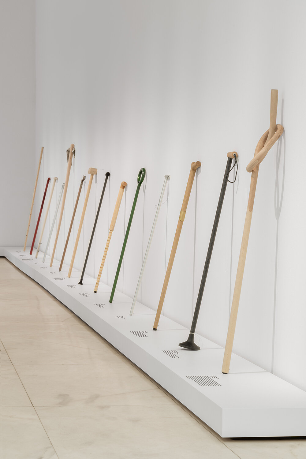 global designers explore the world of walking sticks and canes at milan triennale