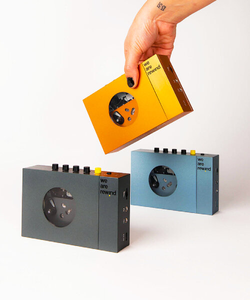 modern aluminum cassette players can record mixtapes and connect to wireless headphones