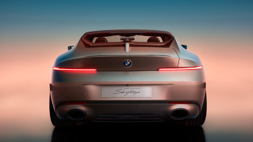 BMW concept skytop coche cristal cuero