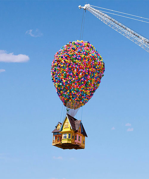 airbnb lets you sleep inside pixar's UP house — and yes, it floats
