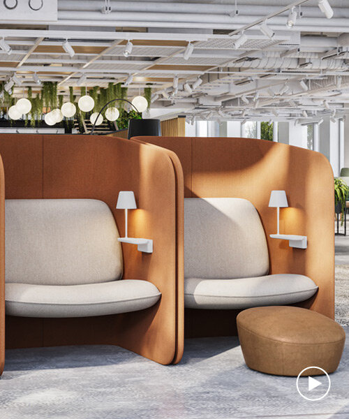 boss design increases comfort & privacy for mobile work with frida acoustic booths