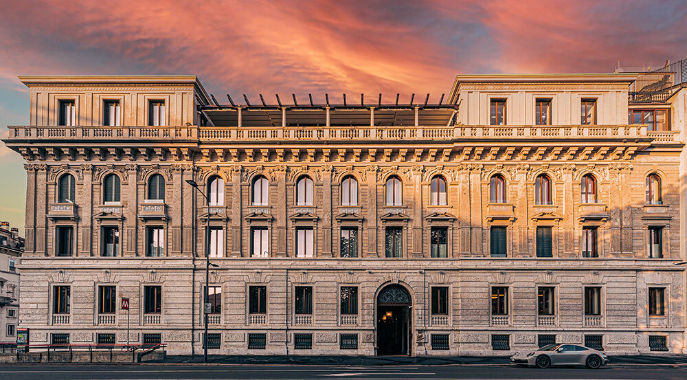 casa cipriani milano's in-house exhibition weaves together historical and modern artists