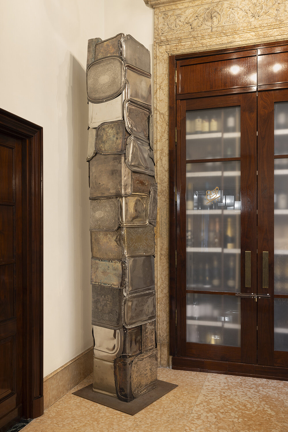 casa cipriani milano's in-house exhibition weaves together historical and modern artists