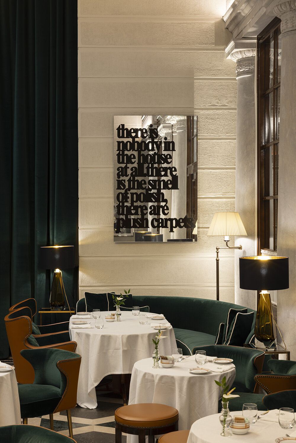 casa cipriani milano's in-house exhibition weaves together historical and modern artists