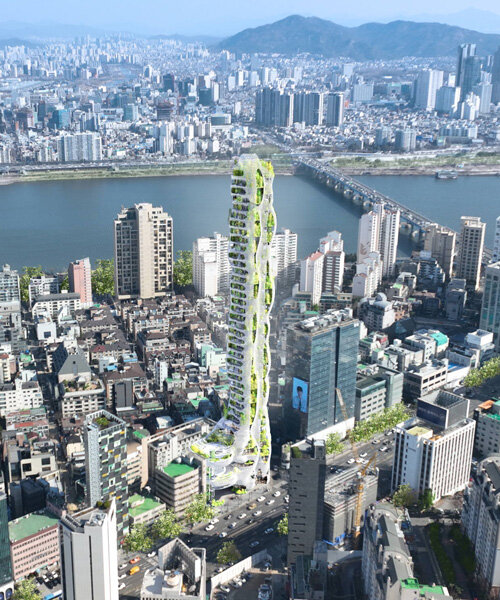 j. mayer h. unveils winning design of water-inspired 'cheongdam tower' for seoul