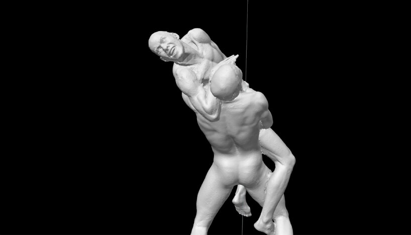 robot arm marble sculpture quayola film max cooper