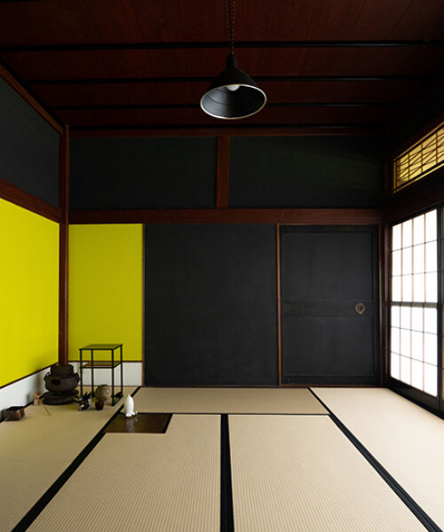 hajime yoshida inserts modernist geometries into traditional japanese home
