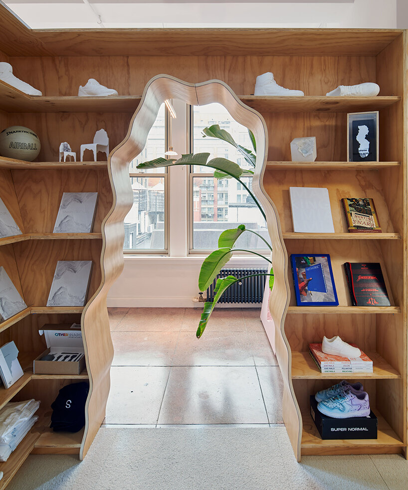 NYC office for creative law firm jayaram becomes a world of snarkitecture