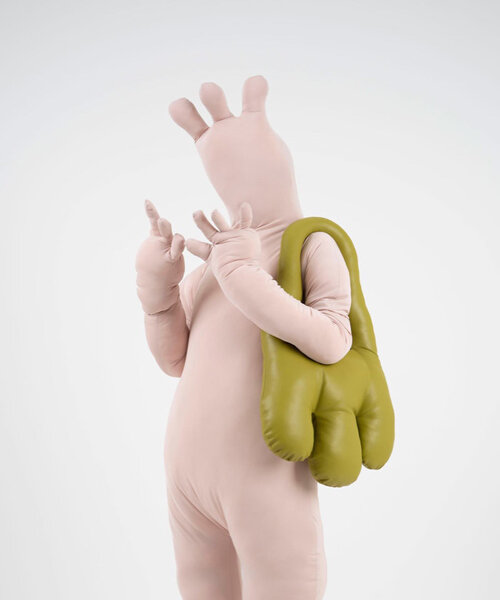 KKEKK's fantastical bags imagine oversized human hands to carry your belongings