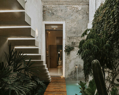 la plancha renovation project converts 1900s industrial garage in mexico into a modern home