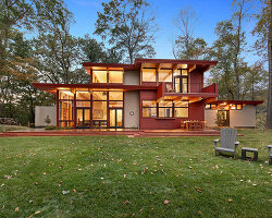 frank lloyd wright's 'pappas house' goes on sale, made entirely from ...